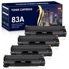 4PK CF283A 83A Toner Compatible For HP LaserJet Pro M125a M125nw M125rnw Printer picture