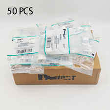 50Pcs Cat 6 Keystone Punchdown Jack Module For Panduit NK688MAW, Arctic White picture