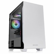 Thermaltake CA-1Q9-00S6WN-00 S100 Tempered Glass Snow Edition Micro Chassis picture