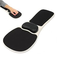 Home Office Computer Arm Rest Chair Armrest Mouse White Pad Wrist Support Mat picture
