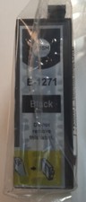 UNBRANDED BLACK INK CARTRIDGE MODEL: E-1271 FOR EPSON NEW FACTORY SEALED  picture
