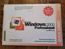 New Sealed Microsoft 2000 Professional SP4 (NO COA STICKER)  picture