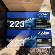 2 PACK - Brother TN223BK 1400 Page-Yield Toner - Black New picture