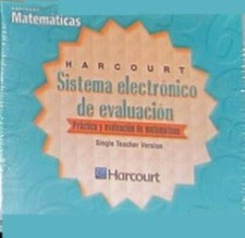 Harcourt Matematicas Sistema Electronico De Evaluacion Grado 1 PC MAC CD Spanish picture