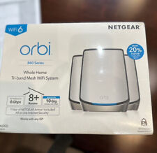 NETGEAR Orbi WiFi 6 Mesh System (RBK863S) - Router with 2 Satellites picture