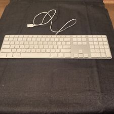 Apple Original A1243 Aluminum USB Keyboard Good Condition TESTED picture