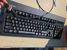 KEYTRONIC STARTEL E03601U2 WIRED USB KEYBOARD - Some Keys Peeling - Little Dirty picture