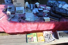 RADIO SHACK TRS-80 ASST ACCESSORIES, MANUALS, CASSETTES 3 BOXES - LOCAL PU ONLY picture