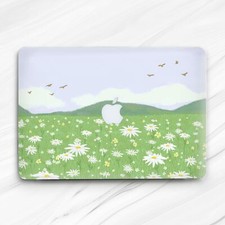 Green Field Daisy Flowers Landscape Hard Case For Macbook NeoAir 13 15 Pro 16 14 picture