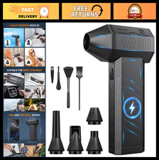 Powerful Cordless Compressed Air Duster - 180,000 RPM, 3-Speed Rechargeable Blow picture