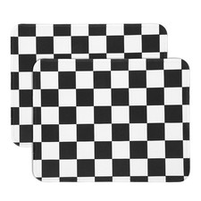 2Pcs Checkered Mouse Pad Aesthetic Plaid Grid Mousepad 10.2x8.3