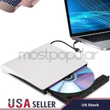 USB3.0 Slim CD/DVD Drive RW Disc Player Burner Reader For Laptop PC Mac Win78 10 picture