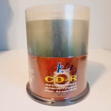 New 100 K Hypermedia CD-R Recordable Discs 80MIN/700MB Multi Speed 48X Sealed picture