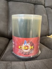 K Hypermedia CD-R Recordable 80Min 700MB Multi Speed 48X 100 Pack Spindle New. picture