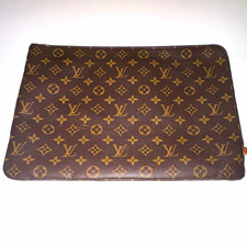Louis Vuitton Monogram Brown Leather Zipper Sleeve for 13 in Laptop picture