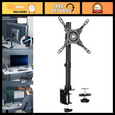 Ultra Wide Screen TV Monitor Desk Mount - Adjustable Height & Tilt, Fits 42