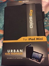 Solo Urban Slim PadFolio Case For iPad Mini (Black) NEW picture