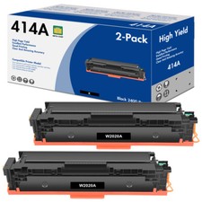 2 PK Toner WITH CHIP Compatible For HP W2020A 414A Laserjet M454dn M479fdw M479 picture