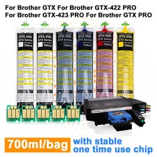 4*700ml High Quality DTG Ink Bag with Chip for Brother GTX GTX Pro Printer picture