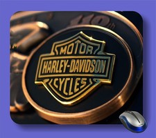 Harley Davidson Motorcycle Computer Mouse Pad Gift    ha08 picture