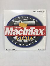 Used 1998 Quicken MacInTax State in orig sleeve. Complete Multi-State 40 disc picture