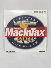 Used 1998 Quicken MacInTax State in orig sleeve. Complete Multi-State 40 CD disc picture