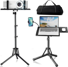 Projector Stand Laptop Tripod - Portable Tripod Adjustable Height 20 to 60 Inch, picture