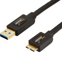 Amazon Basics premium USB 3.0 Cable - A-Male to Micro-B - 3 Feet picture