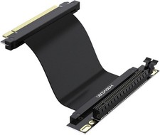 HAOYEXIN PCIE 3.0 X16 Extreme High Speed Extension Riser Cable Right Angle 20 CM picture