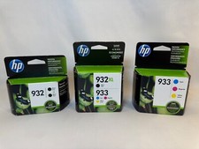 GENUINE HP 932XL / 933 BLACK CYAN MAGENTA YELLOW INK CARTRIDGE LOT OEM AUTHENTIC picture