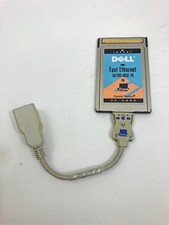 Dell 3CCFE575BT-D Fast Ethernet PC Card 10/100 Base w/Cord Untested picture