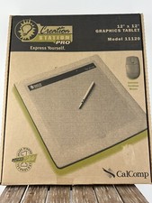 Vtg CALCOMP DrawingBoard Graphics Tablet AutoCad PC tablet #11120 *NO ACCESS* picture