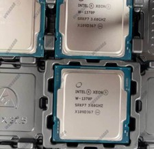 Intel Xeon w-1370P (QS) 8 corees 16 threads 3.6GHz LGA 1200 CPU processor picture