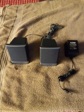 Pair Of Harman Kardon HP 5187 2105 Computer Speakers Tested (Video) No Subwoofer picture