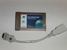 3Com 10/100 LAN PCMCIA Ethernet PC Card with Dongle Cable 3C574-TX picture