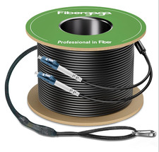 -150M(492Ft)Outdoor Armored OS2 LC to LC Fiber Patch Cable,Sm Single Mode Duplex picture