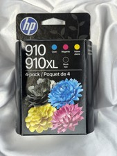 HP 910 Cyan, Magenta, Yellow / 910XL Black Ink Cartridges (4-Pack) EXP:01/28 picture