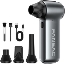 Mini Electric Air Duster 130,000 RPM | 2-yr Warranty | 4 Nozzles Handheld Mini B picture