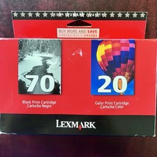 Lexmark 70/20 Black & Color Combo Pack Ink Cartridges 2008 picture