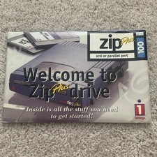 Iomega Zip Plus 100 SCSI Parallel Port Welcome Starter Kit Software Envelope picture