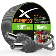 Starlink Mini DC Power Cable 15M/50FT Waterproof Replacement Cord - Outdoor Use picture