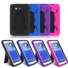 Hybrid Tough Hard Stand Cover Case for Samsung Galaxy Tab 3 7