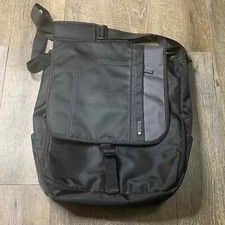 Solo Pulse Hybrid Laptop Messenger Bag Black Nylon School Office Class Briefcase picture