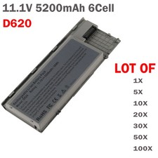 🧡LOT Battery For Dell Latitude D620 D630 D631 M2300 TYPE TG226 UD088 5200mAh picture