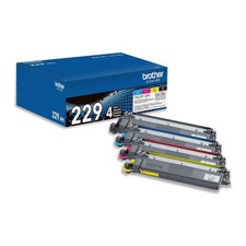 Brother Genuine 4-Pack Printer Toner Cartridges (Black Cyan Magenta Yellow) picture