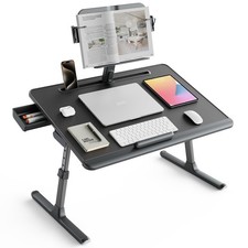 Laptop Desk Bed XXL Extra Large Upgraded Book Stand SAIJI K10-B-3-US picture