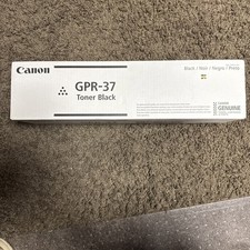 New Genuine Canon GPR-37 Black Toner Cartridge 2764B003[AA] - Factory Sealed Box picture