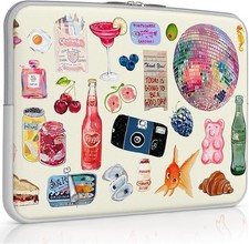 Cute Laptop Sleeve Case for MacBook Air/Pro 13-13.6 inch, iCasso Watercolor Desi picture