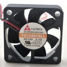 1x For DC12V 0.11A 50x50x15mm Server Cooling Fan 2Pin FD125015LL 5015 picture