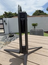 Black Computer Monitor Stand Base with VESA Mount Bracket for 1 Monitor picture